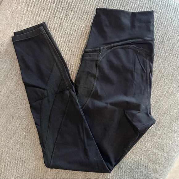 MAIA ACTIVE Black high waist Leggings w/ pockets sz M - Picture 1 of 5